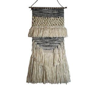 FINAL REDUCTION - HAND WOVEN Wall Hanging BOHO Fiber Art Tapestry #2636